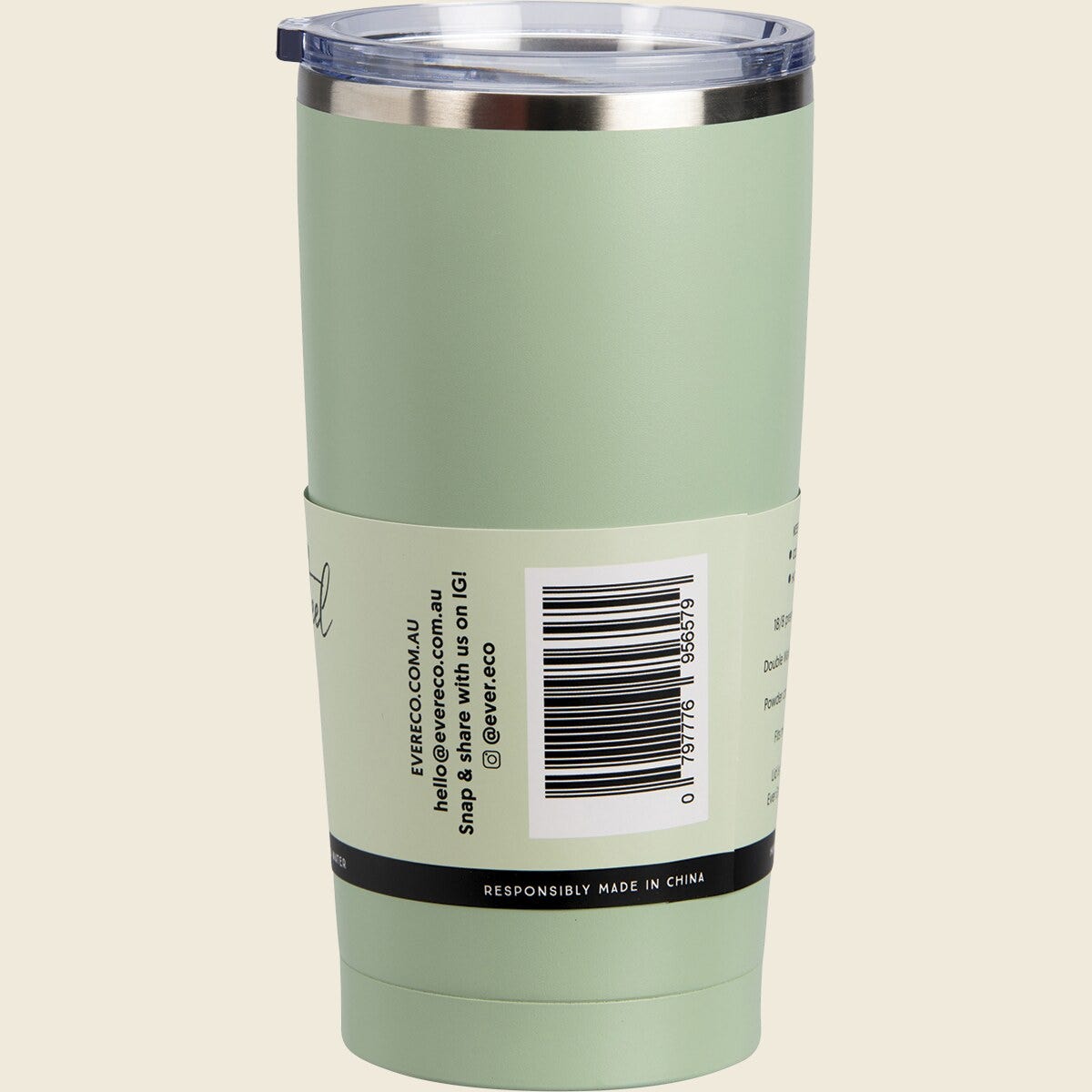 Ever Eco Insulated Tumbler Sage 592ml