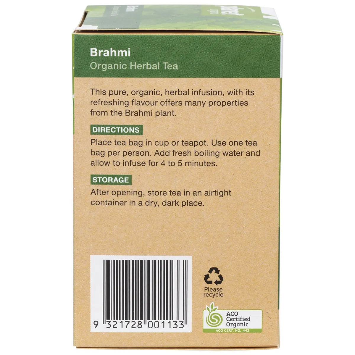 Planet Organic Organic Herbal Tea Brahmi x 25 Tea Bags