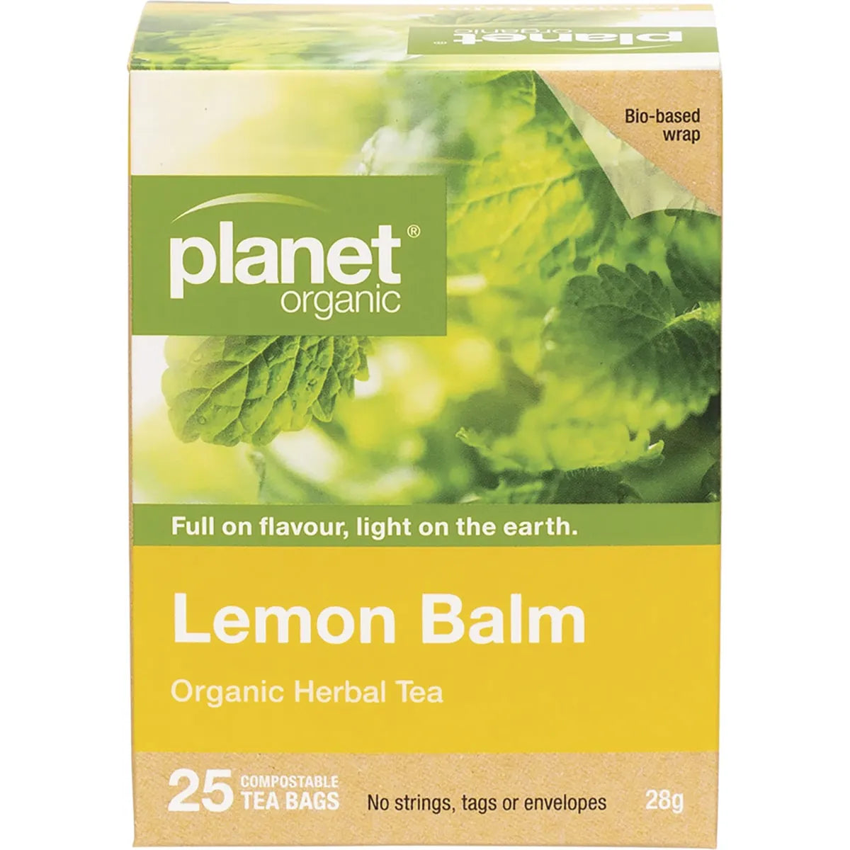 Planet Organic Organic Herbal Tea Lemon Balm x 25 Tea Bags
