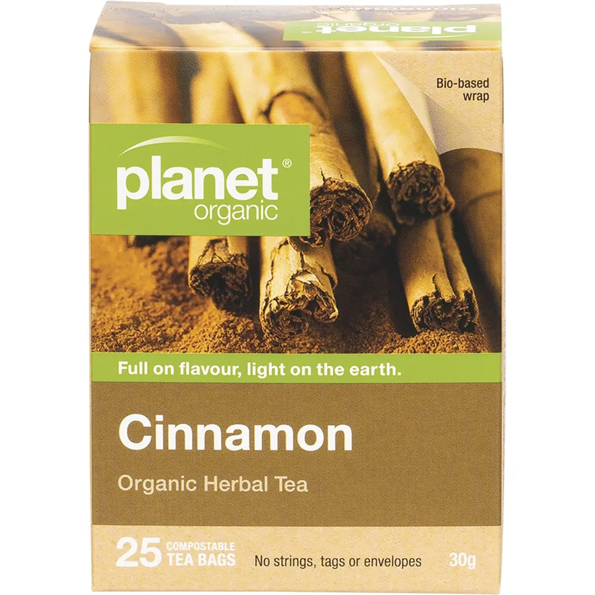 Planet Organic Herbal Tea Bags Cinnamon x 25 Tea Bags