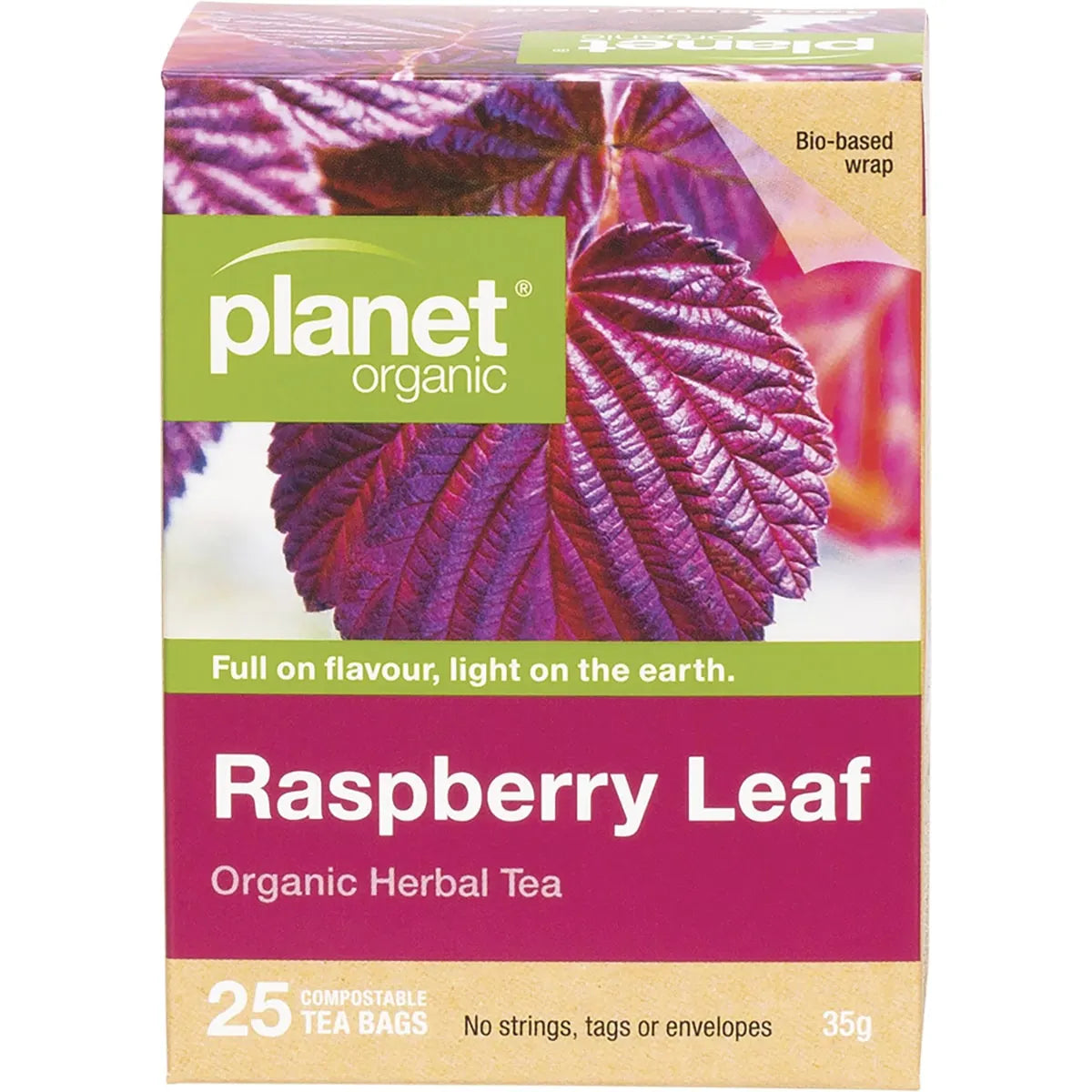 Planet Organic Organic Raspberry Leaf Tea x 25 Tea Bags