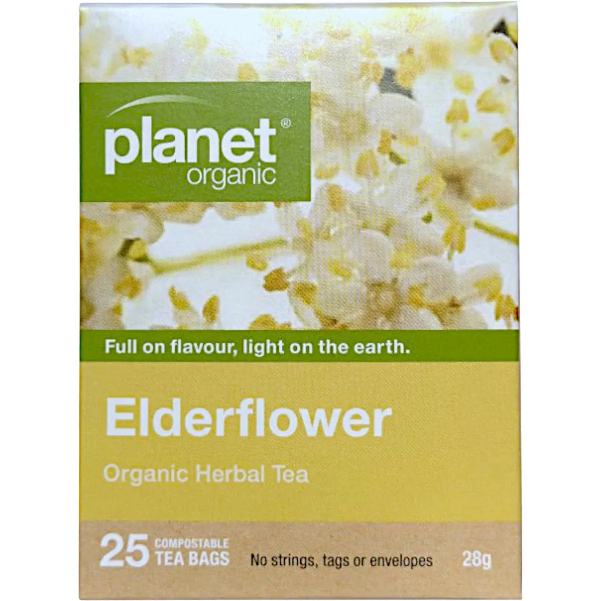 Planet Organic Organic Elderflower Herbal Tea x 25 Tea Bags