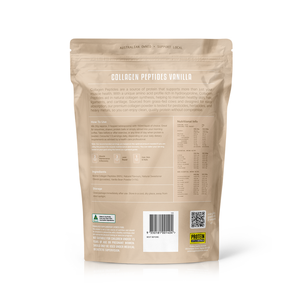 Protein Supplies Australia Collagen Vanilla