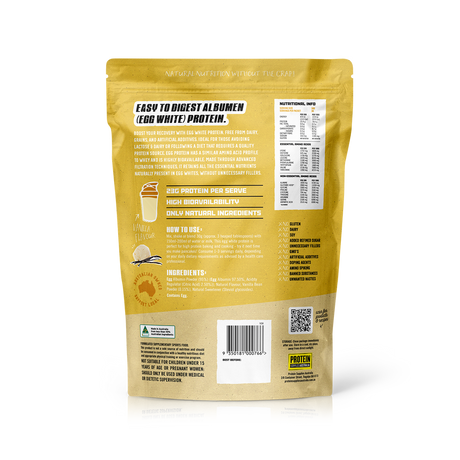 Protein Supplies Australia PaleoPro Egg White Protein Vanilla Bean 900g