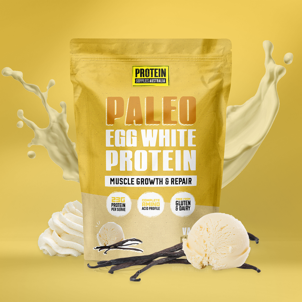 Protein Supplies Australia PaleoPro Egg White Protein Vanilla Bean 900g