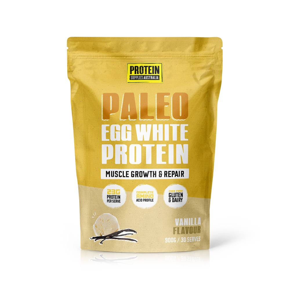 Protein Supplies Australia PaleoPro Egg White Protein Vanilla Bean 900g