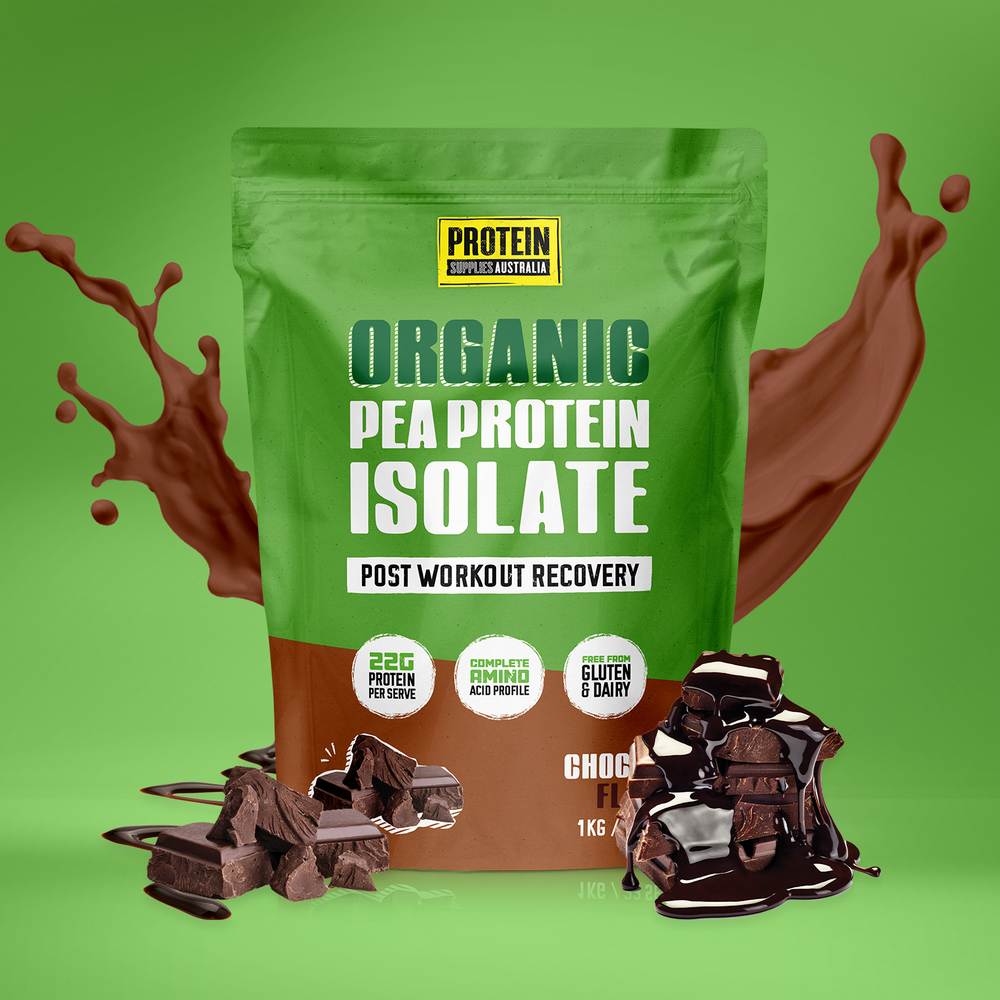 Protein Supplies Australia Pure Pea Protein Isolate Chocolate 500g
