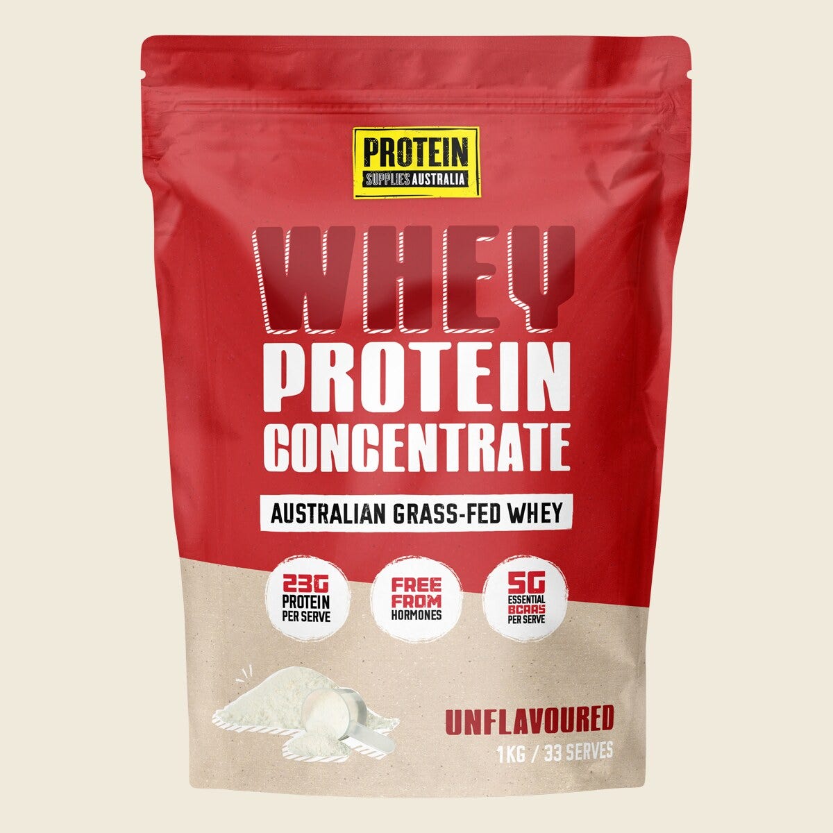 Protein Supplies Australia  WPC Whey Protein Concentrate Pure 1kg