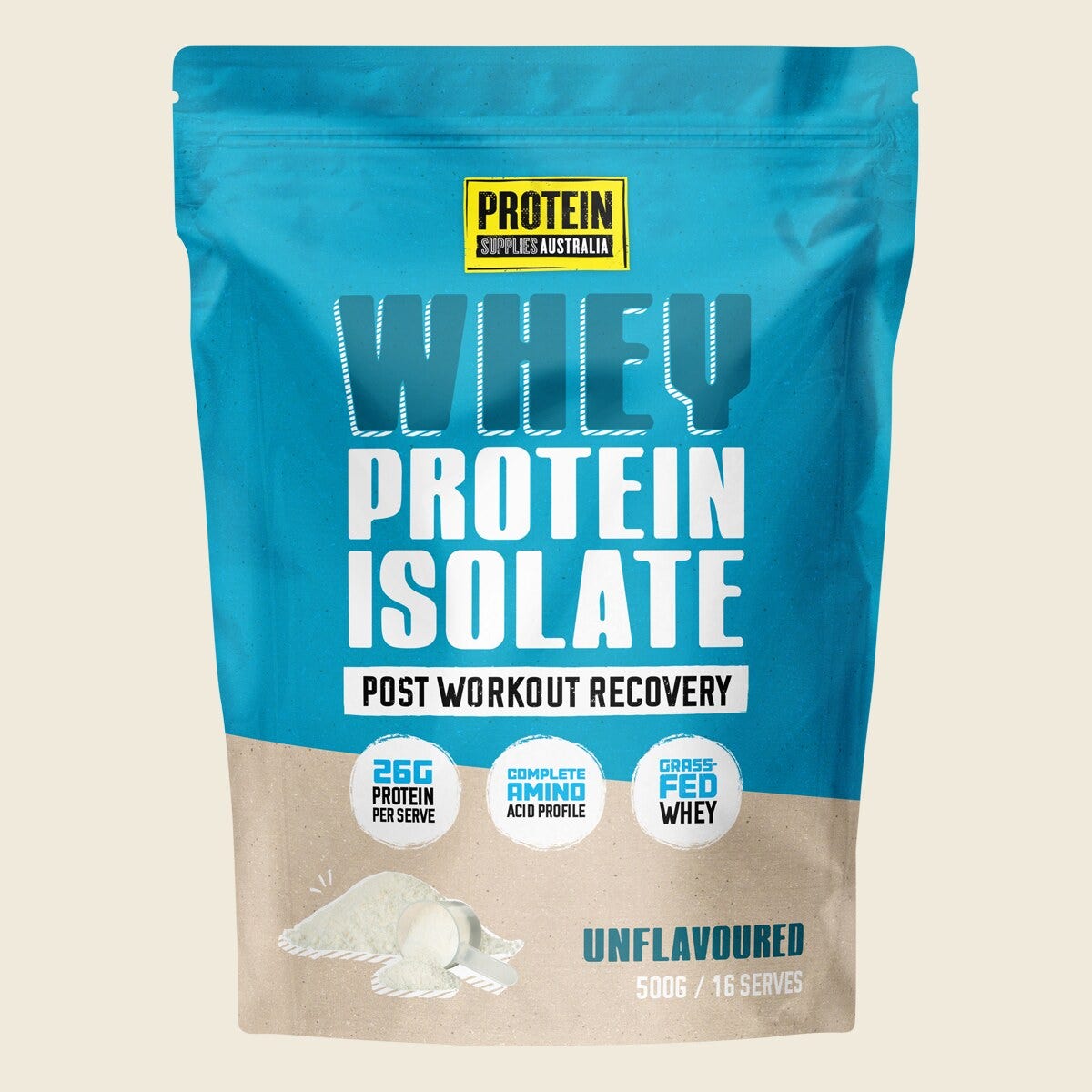 Protein Supplies Australia Whey Protein Isolate 500g