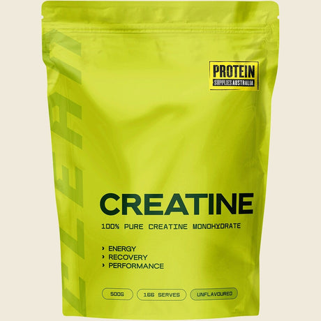 Protein Supplies Australia Creatine 100% Pure Powder 500g front