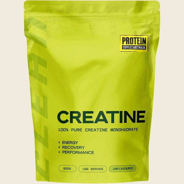 Protein Supplies Australia Creatine 100% Pure Powder 500g front