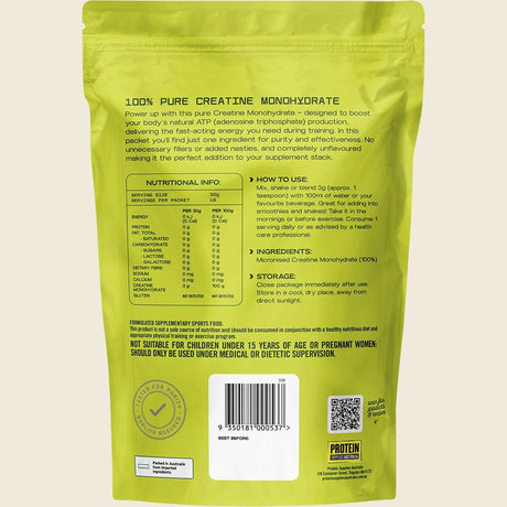 Protein Supplies Australia Creatine 100% Pure Powder 200g