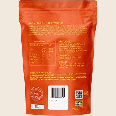 Protein Supplies Australia L-Glutamine 100% Pure Powder 200g