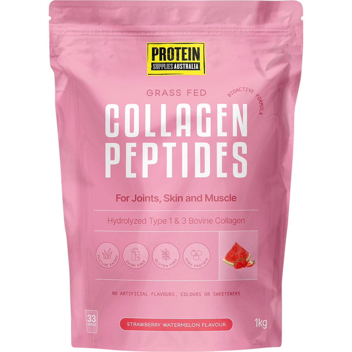 Protein Supplies Australia Collagen Peptides Strawberry Watermelon