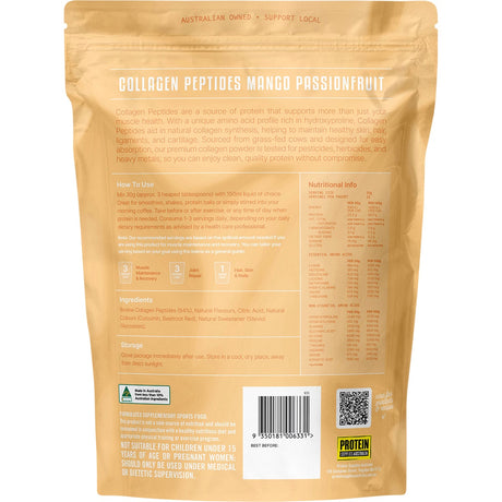 Protein Supplies Australia Collagen Peptides Mango Passionfruit