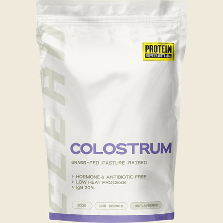 Protein Supplies Australia Pure Colostrum Powder 200g – front product image