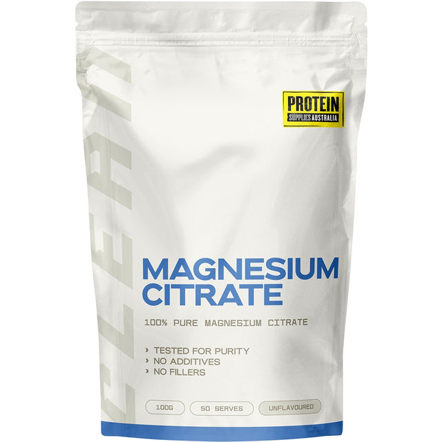 Protein Supplies Australia Magnesium Citrate 100g