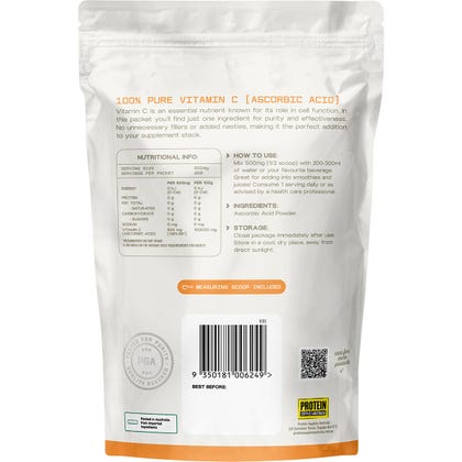 Protein Supplies Australia Vitamin C Unflavoured 100g