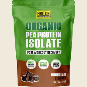 Protein Supplies Australia Pure Pea Protein Isolate Chocolate 1kg – front product image