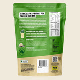 Protein Supplies Australia Pure Pea Protein Isolate Vanilla 1kg – back packaging