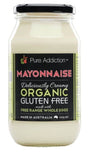 Ozganics Pure Addiction Organic Mayonnaise Gluten Free 440g Front