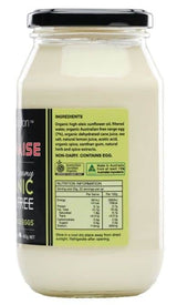 Ozganics Pure Addiction Organic Mayonnaise Gluten Free 440g Side