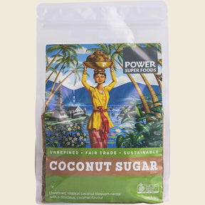 Power Super Foods Certified Organic Coconut Sugar 1kg front