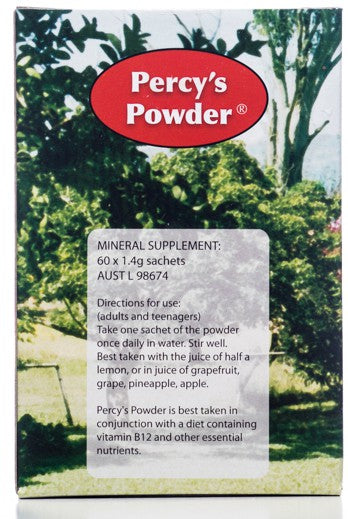 Percy's Powder 1.4g Sachets 60s