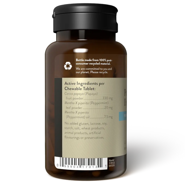 Natures Sunshine Papaya Mint DigestAid 70 Tabs Back