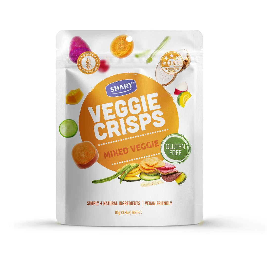 Shary Mixed Veggie Crisps Original 95g
