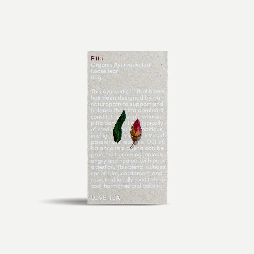 Love Tea Organic Ayurvedic Tea Pitta Loose Leaf 60g