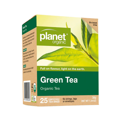 Planet Organic Green Tea 25 bags/38g