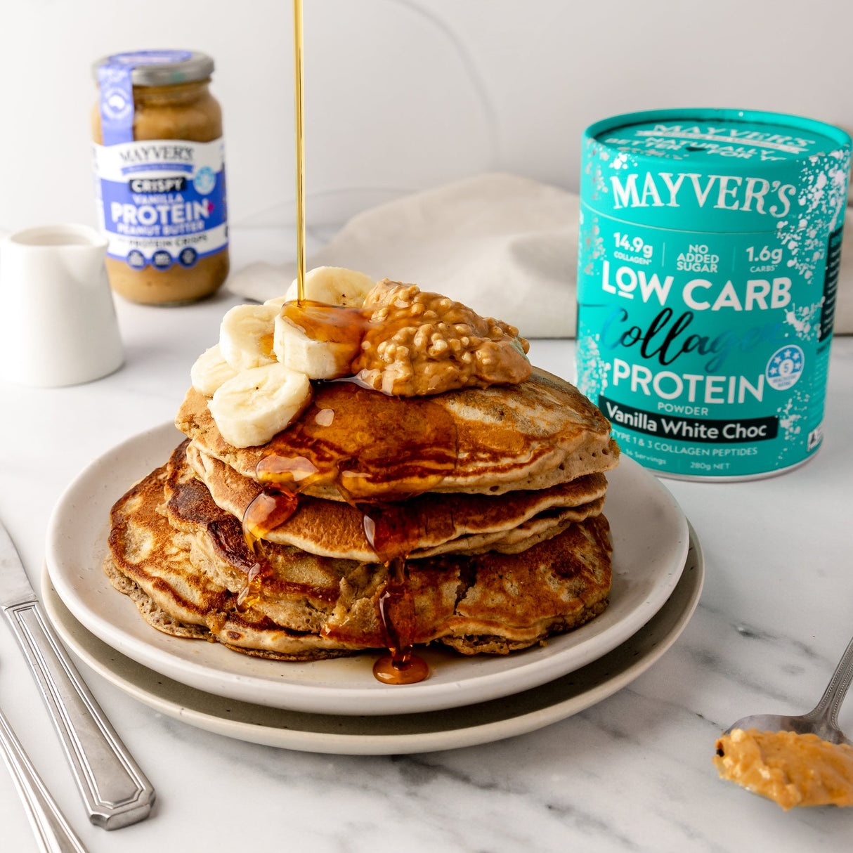 Mayver's Peanut Butter Protein + 5 Seed 375g x6