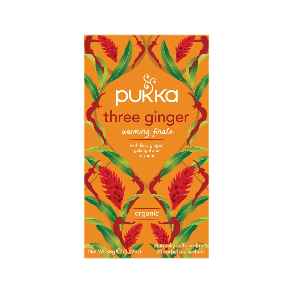 Pukka Organic Three Ginger x 20 Tea Bags – Organics on a Budget