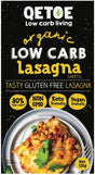 Qetoe Organic Low Carb Lasagna Sheets 120g front