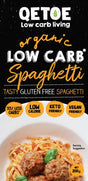 Qetoe Low Carb Spaghetti Organic Gluten Free 200g Front