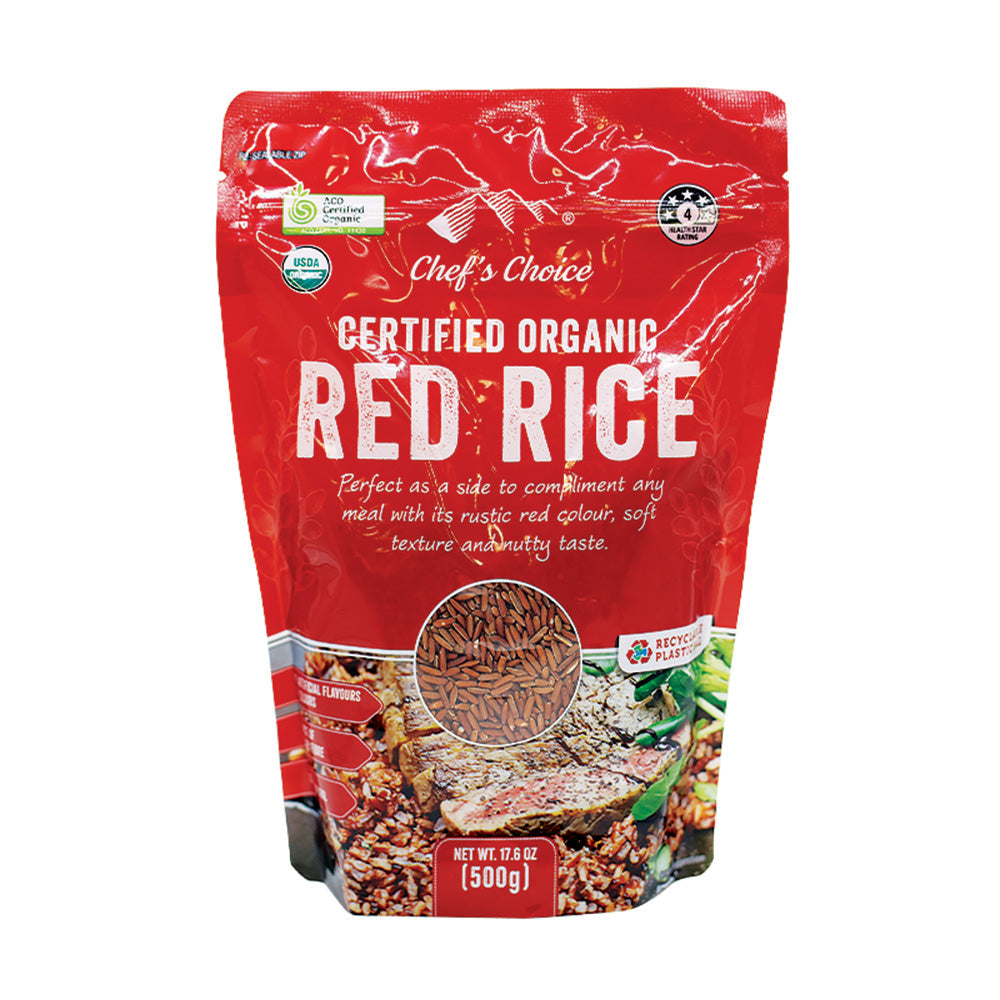 Chef's Choice Organic Red Rice 500g