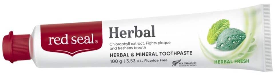 Red Seal Fluoride Free Herbal Toothpaste 100g