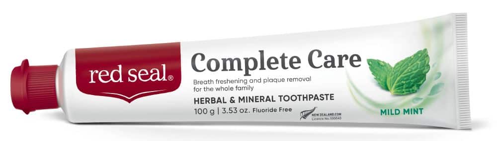 Red Seal Complete Care Fluoride Free Mild Mint Toothpaste 100g