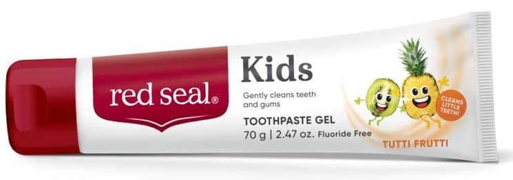 Red Seal Kids Fluoride Free Tutti Frutti Toothpaste Gel 70g