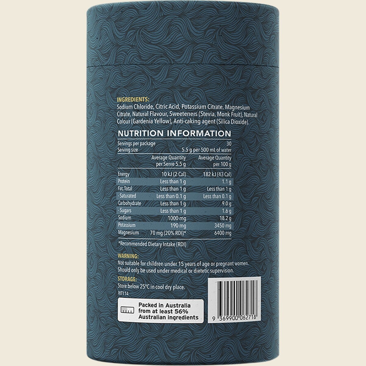 Ritua HYDRATE Lemon Lime 30 Sachets x 5.5g