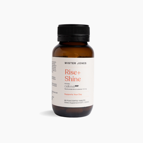 Mister Jones  Rise + Shine 60 Tablets front