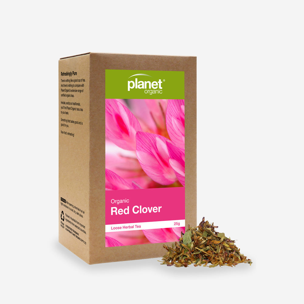Planet Organic Tea Red Clover Loose Leaf 25g