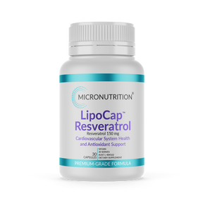 Micronutrition LipoCap Resveratrol 30 Vege Caps Front