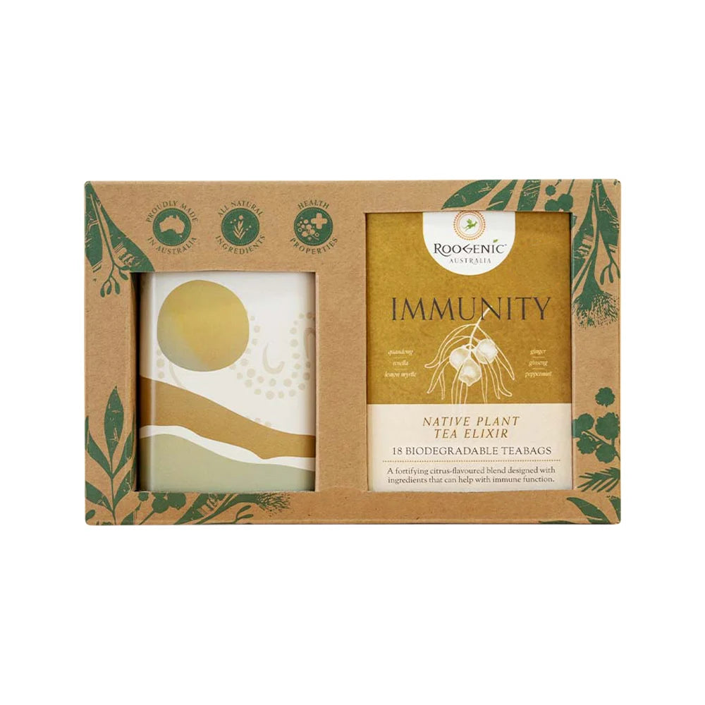 Roogenic Australia Immunity x 18 Tea Bags with Wellness Tin