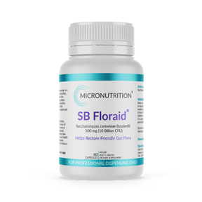 Micronutrition SB Florid (Saccharomyces cerevesiae (Boulardii)) 60 Vege Caps Front
