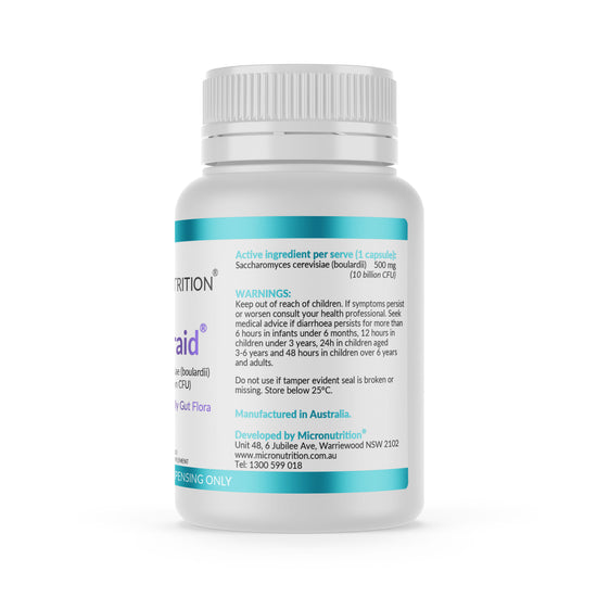 Micronutrition SB Florid (Saccharomyces cerevesiae (Boulardii)) 60 Vege Caps Side