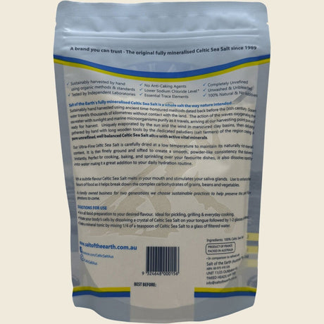 Salt of the Earth Celtic Sea Salt Ultra Fine 650g