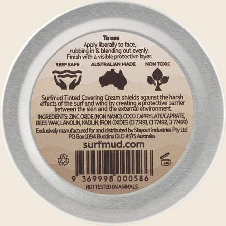 Surfmud Natural Zinc Tinted Covering Cream 45g Back