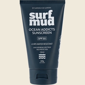 Surfmud Oceans Addicts Sunscreen Spf 30 125g Front
